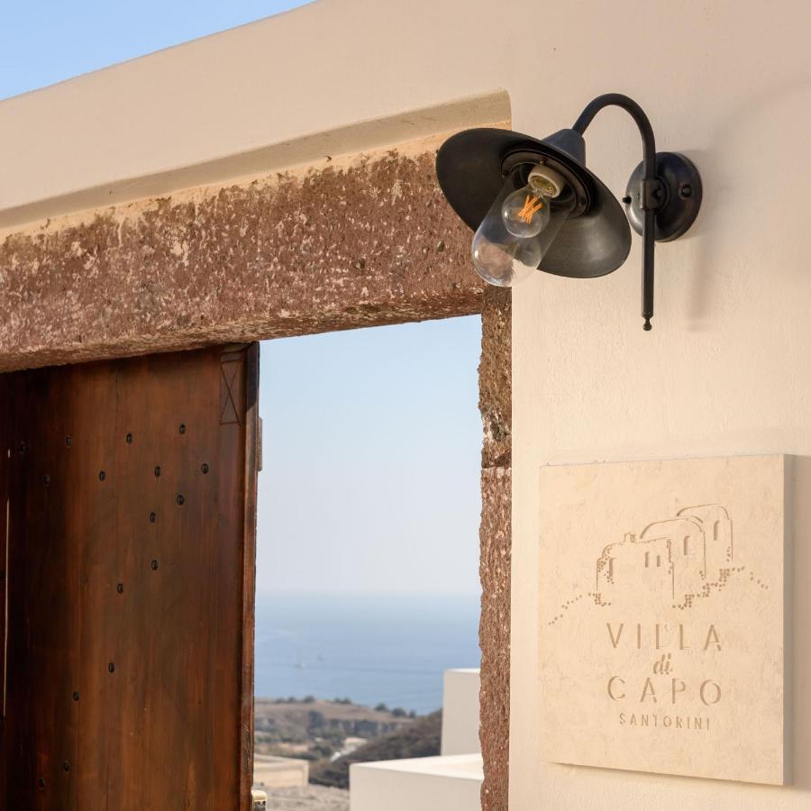 Villa Di Capo - Santorini Old Winery Luxury Villas Акротири Экстерьер фото